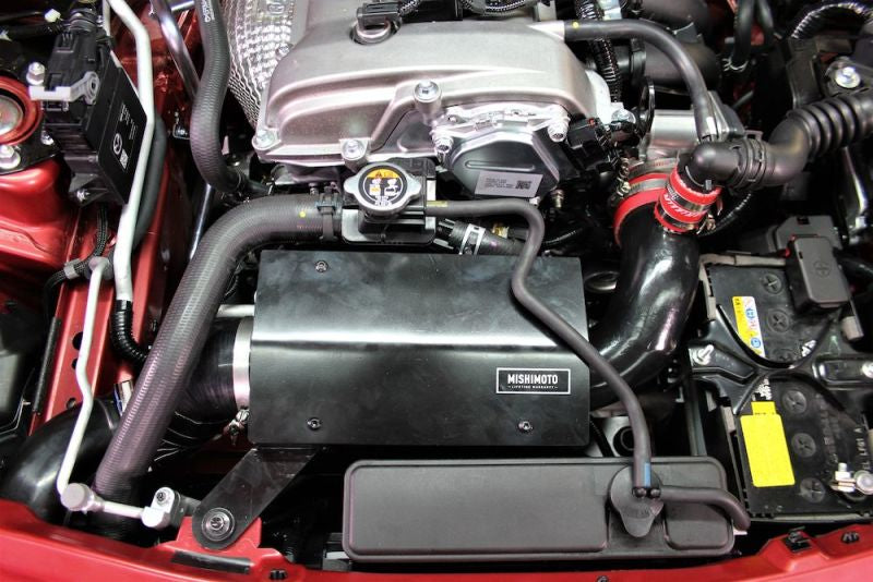 Mishimoto 2016+ Mazda Miata Performance Intake - Wrinkle Red - eliteracefab.com