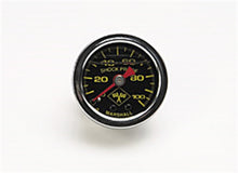 Load image into Gallery viewer, Russell Performance 100 psi fuel pressure gauge black face chrome case (Liquid-filled) - eliteracefab.com