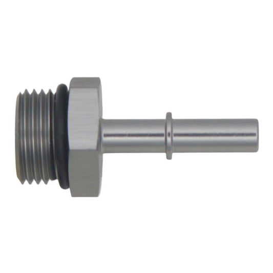 DeatschWerks 10AN ORB Male to 5/16in Male EFI Quick Connect Adapter - Anodized DW Titanium DeatschWerks