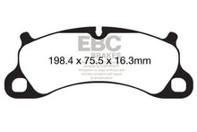 Load image into Gallery viewer, EBC 12-15 Porsche 911 (991) (Cast Iron Rotor only) 3.8 Carrera S Redstuff Front Brake Pads - eliteracefab.com