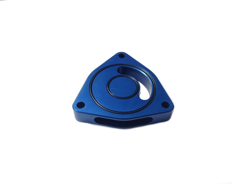 Torque Solution Blow Off BOV Sound Plate (Blue): Hyundai Sonata 2.0T - eliteracefab.com