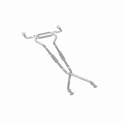 MagnaFlow 14 Infiniti Q50 V6 3.7L Cat-Back Polished Stainless Tips Dual Split Rear Exit Exhaust Magnaflow