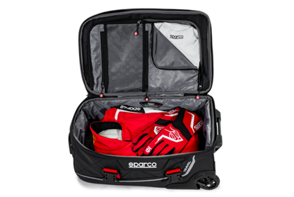 Sparco Bag Travel BLK/RED - eliteracefab.com