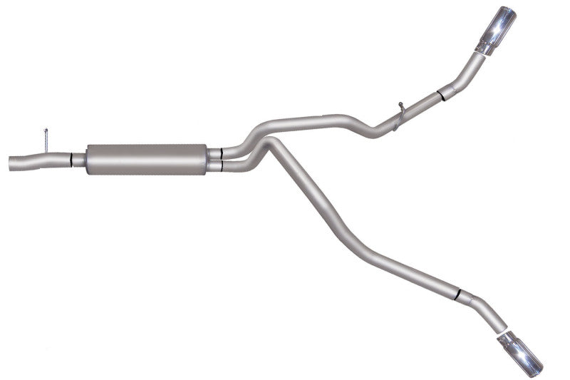 Gibson 11-16 Ford F-250 Super Duty King Ranch 6.2L 2.5in Cat-Back Dual Extreme Exhaust - Aluminized Gibson