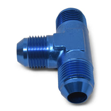 Load image into Gallery viewer, Russell Performance -16 AN NPT Flare Tee Fitting (Blue)