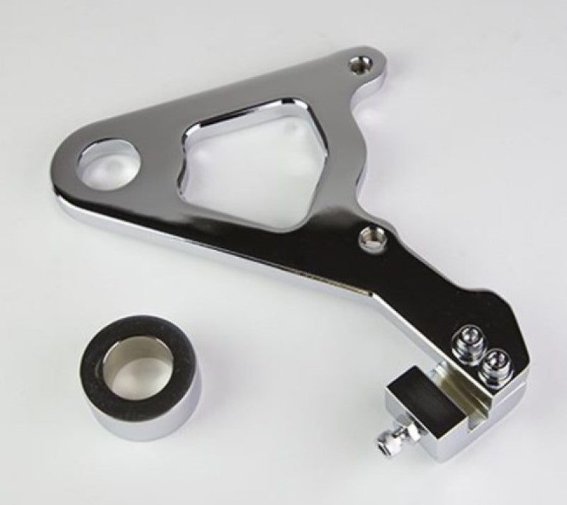 Wilwood Caliper Mounting Kit Chrome w/Bracket GP310 2000-06 FLH/FLT Wilwood