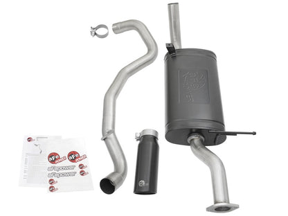 aFe MACHForce XP 2-1/2in 304 SS Cat Back Exhaust w/ Black Tips 2001-2016 Nissan Patrol (Y61) 4.8L aFe