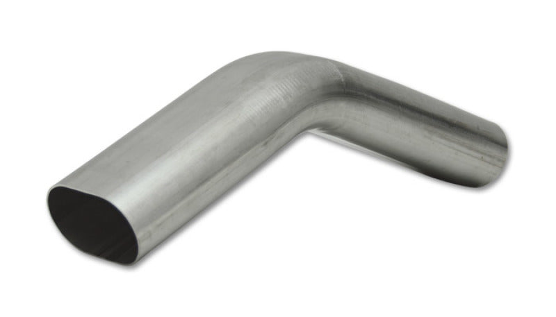 Vibrant 3in Oval (Nominal Size) T304 SS 45 deg VERTICAL Mandrel Bend 6in x 6in leg lengths - eliteracefab.com