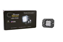 Load image into Gallery viewer, Diode Dynamics Stage Series C1 LED Pod - White SAE Fog Flush ABL Each