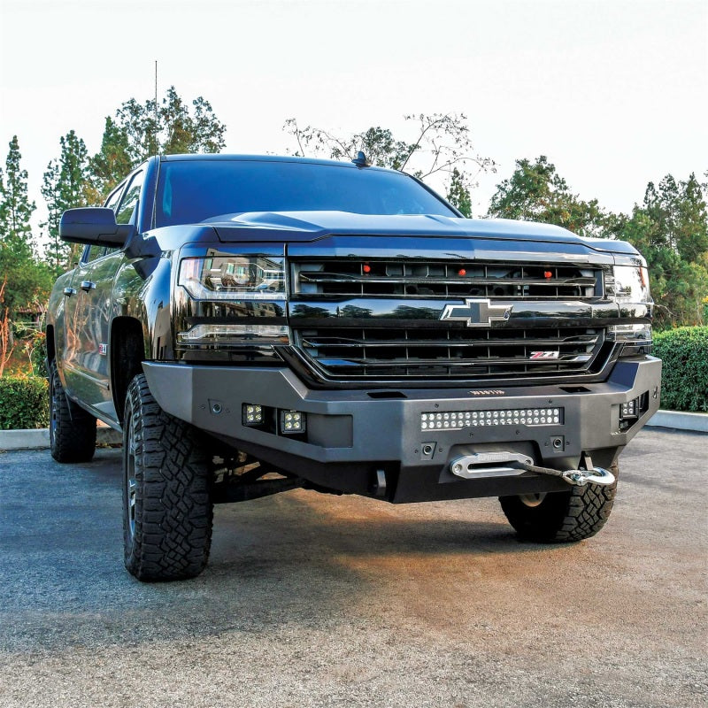 Westin 15-19 Chevrolet Silverado 2500/3500 Pro-Series Front Bumper - Textured Black Westin