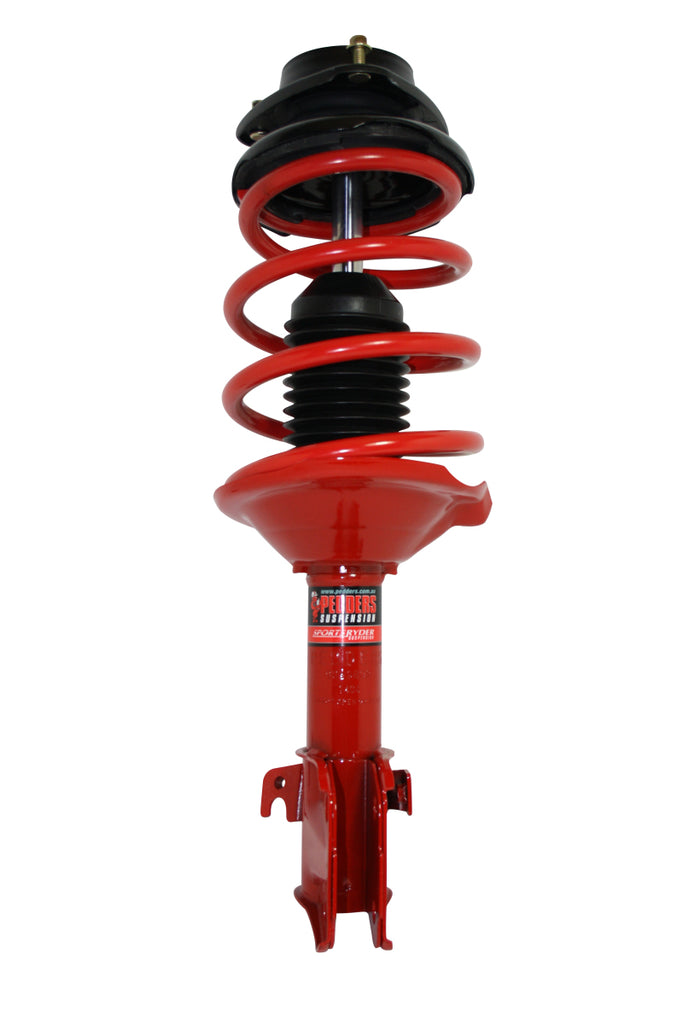 Pedders EziFit SportsRyder Front Left Spring And Shock (Twin Tube 35mm) 05-07 Subaru STi - eliteracefab.com