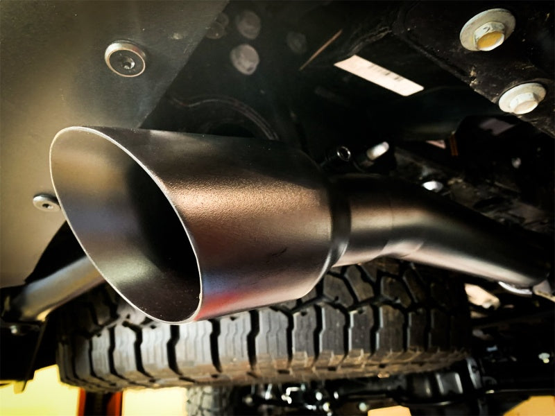 MBRP 2020 Jeep Gladiator 3.6L 2.5in Dual Rear Exit Cat Back Exhaust Black Coated - eliteracefab.com