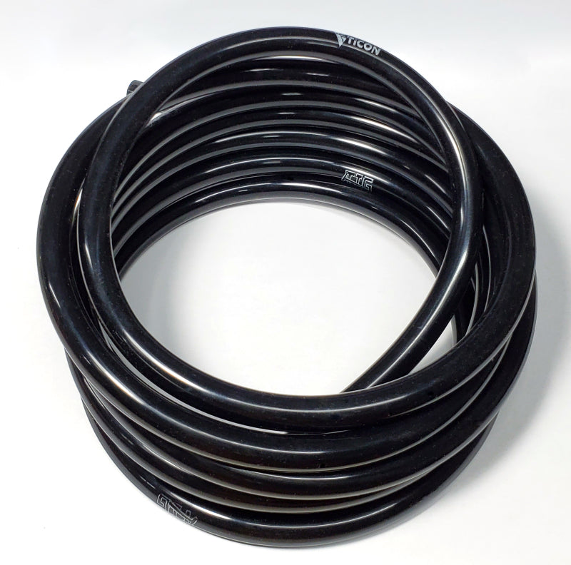 Ticon Industries Tig Aesthetics 6mm Silicone Argon Line - 10ft Length (Black) - eliteracefab.com