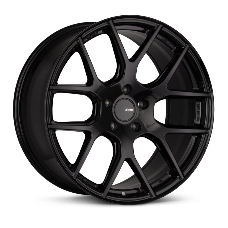 Enkei XM-6 18x8 5x114.3 40mm Offset 72.6mm Bore Gloss Black Wheel Enkei