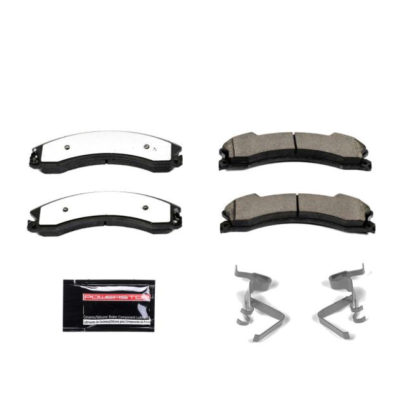 Power Stop 12-19 Chevrolet Silverado 2500 HD Front or Rear Z36 Truck & Tow Brake Pads w/Hardware - eliteracefab.com