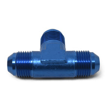 Load image into Gallery viewer, Russell Performance -16 AN NPT Flare Tee Fitting (Blue)