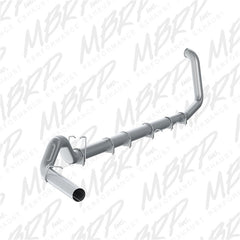 MBRP PLM Series Exhaust System - 5" Turbo Back, Single, Off Road, No Muffler - 99-03 Ford Powerstroke - eliteracefab.com