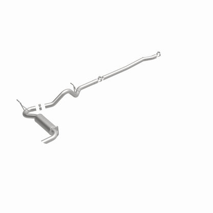 MagnaFlow 12-14 Jeep Wrangler 4dr Single Straight Rear P/S Exit Stainless C/B Performance Exhaust Magnaflow