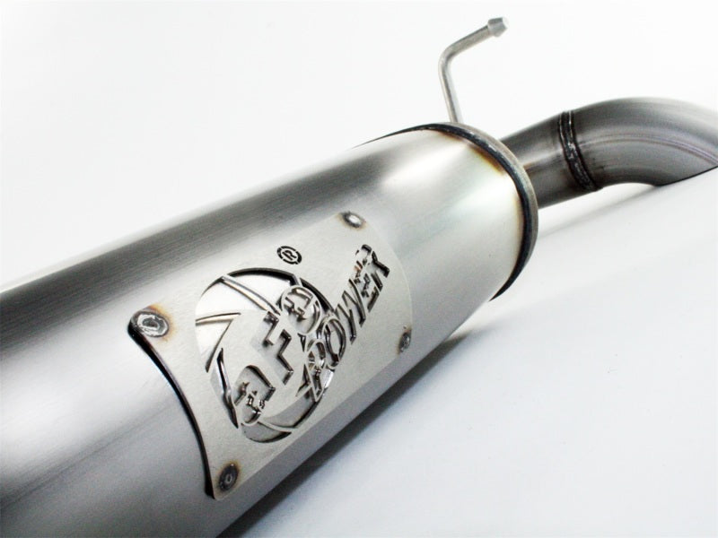 aFe MACHForce XP 07-17 Jeep Wrangler V6-3.6/3.8L 409 SS 2.5in Axle-Back Exhaust - eliteracefab.com