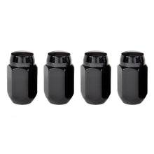 Load image into Gallery viewer, McGard Hex Lug Nut (Cone Seat) M14X1.5 / 22mm Hex / 1.635in. Length (4-Pack) - Black - eliteracefab.com