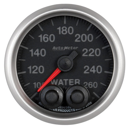 Autometer Elite 52mm 100-260 Degress F Water Temperature Peak and Warn Gauge w/ Electonic Control 5654