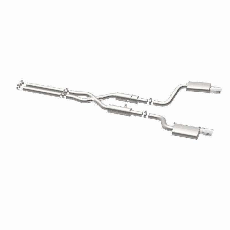 MagnaFlow 11-12 Dodge Charger SRT-8 Hemi Dual Split Rear Exit Stainless Cat-Back Performance Exhaust Magnaflow