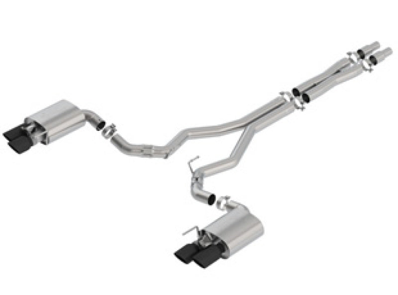 2018-2021 Ford Mustang GT Cat-Back Exhaust System ATAK Part # 140743BC - eliteracefab.com