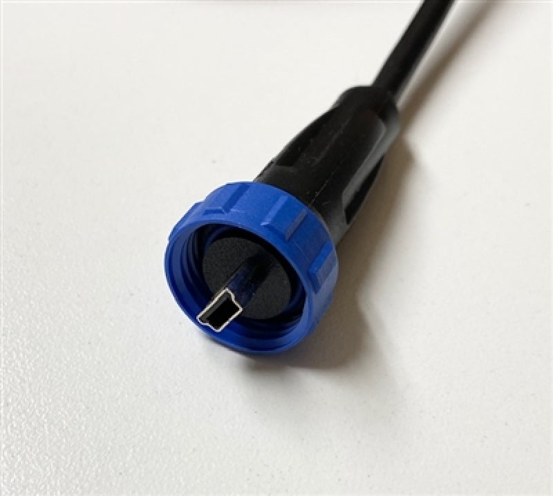 Rywire Water Resistant Threaded Mini USB Comms Cable for PDM12 & PDM30 Units