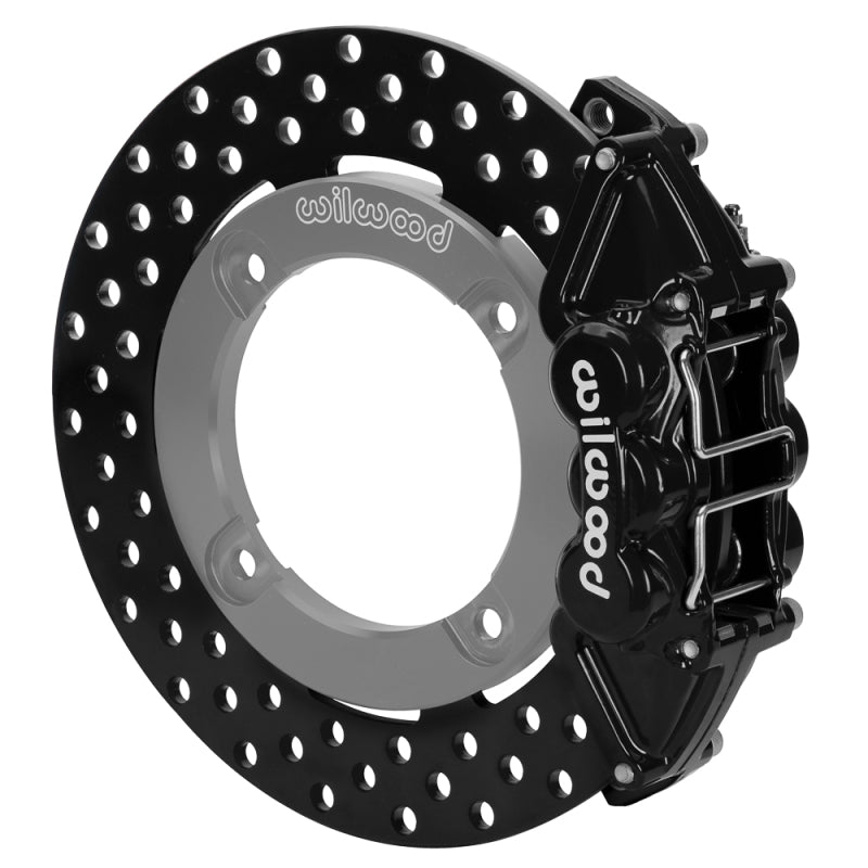 Wilwood 19-22 Honda Talon 1000 Black 4-Piston Rear Kit 11.25in - Drilled Rotors Wilwood