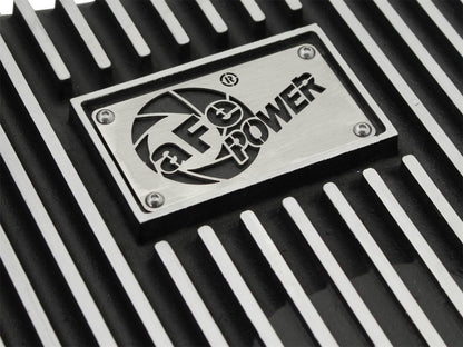 aFe Power Transmission Pan Black Machined 11-14 Ford 6R140 Trucks V8 6.7L (td) - eliteracefab.com