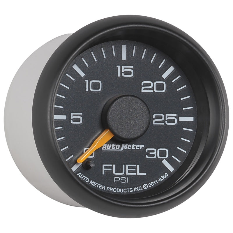 Autometer Factory Match Chevy 2-1/16in FSE 0-30 PSI Fuel Pressure Gauge 8360