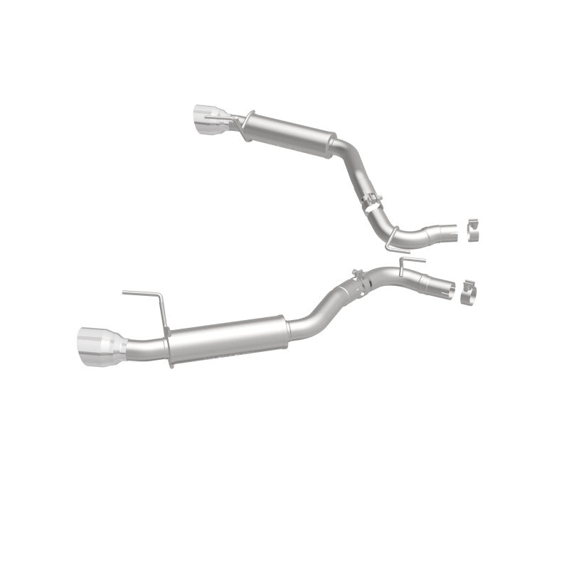 MagnaFlow Axle Back, SS, 2.5in, Competition, Dual Split Polish 4.5in Tip 2015 Ford Mustang Ecoboost Magnaflow
