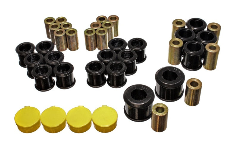 Energy Suspension 90-96 Nissan 300ZX Black Rear Control Arm Bushing Set - eliteracefab.com