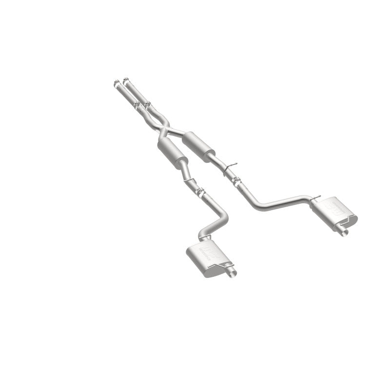 MagnaFlow Cat-Back SS 2.5in Dual Split Rear Exit (OEM Tips) 15-16 Dodge/Chrysler Charger/300 5.7L V8 Magnaflow