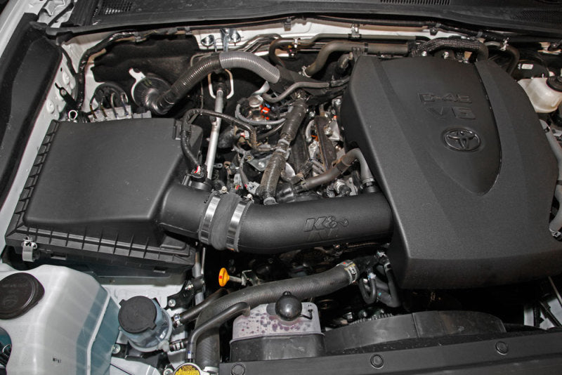 K&N 16-19 Toyota Tacoma V6-3.5L Performance Air Intake System - eliteracefab.com
