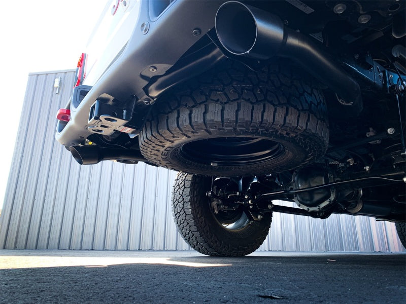 MBRP 2020 Jeep Gladiator 3.6L 2.5in Dual Rear Exit Cat Back Exhaust Black Coated - eliteracefab.com