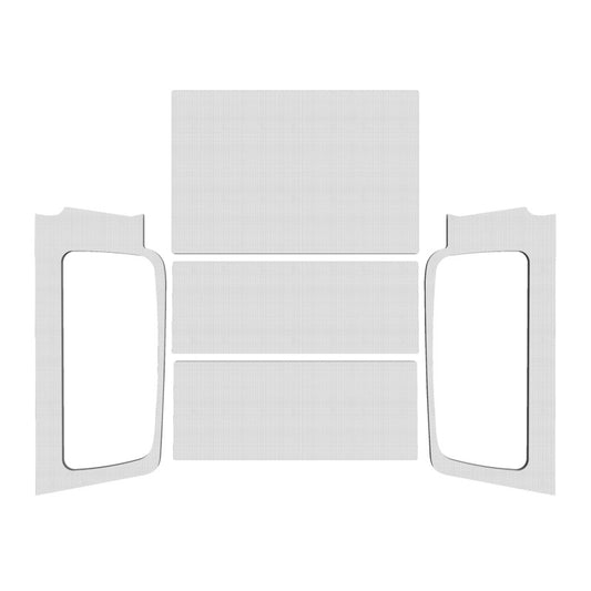 DEI 04-06 Jeep Wrangler LJ Unliminted Headliner Complete Kit - White DEI
