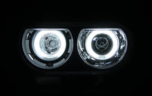 Load image into Gallery viewer, ANZO USA Dodge Challenger Projector Headlights W/ Halo Black Ccfl; 2008-2014 - eliteracefab.com