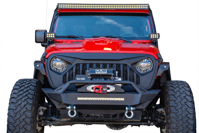 DV8 Offroad 2018+ Jeep JL/ Gladiator Angry Grill - eliteracefab.com