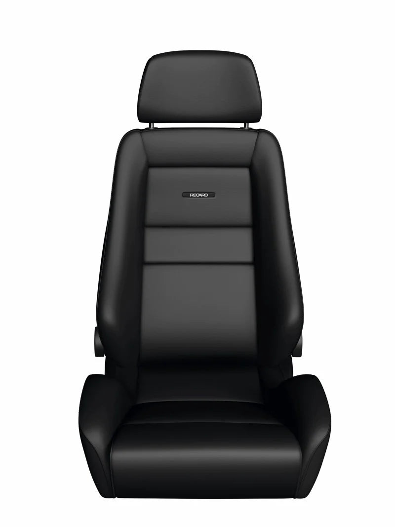 Recaro Classic LS Seat - Black Leather/Pepita Fabric - eliteracefab.com