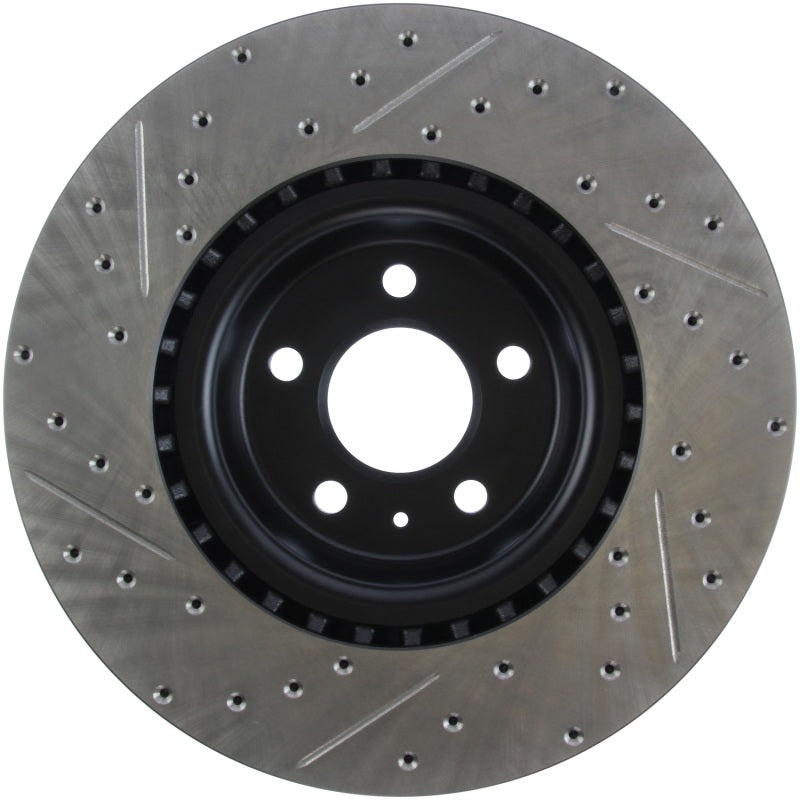 StopTech Slotted & Drilled Sport Brake Rotor - eliteracefab.com