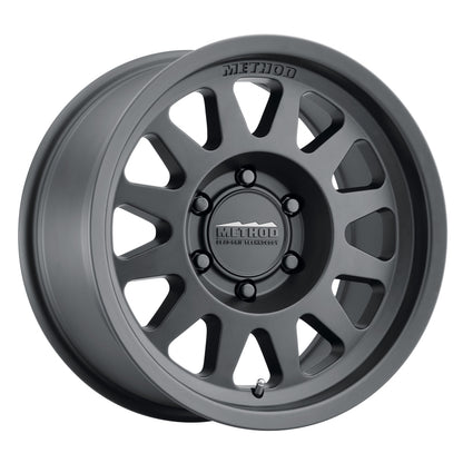 Method MR704 17x8.5 0mm Offset 8x170 130.81mm CB Matte Black Wheel - eliteracefab.com