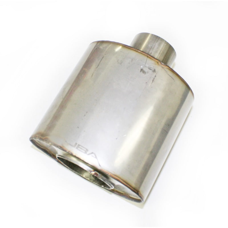 JBA Universal Straight-Through 304SS Muffler 6x6x4 2.5in Inlet Diameter Center/Center JBA