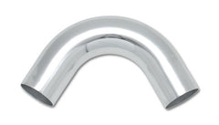 Vibrant 3.5in O.D. Universal Aluminum Tubing (120 degree Bend) - Polished - eliteracefab.com