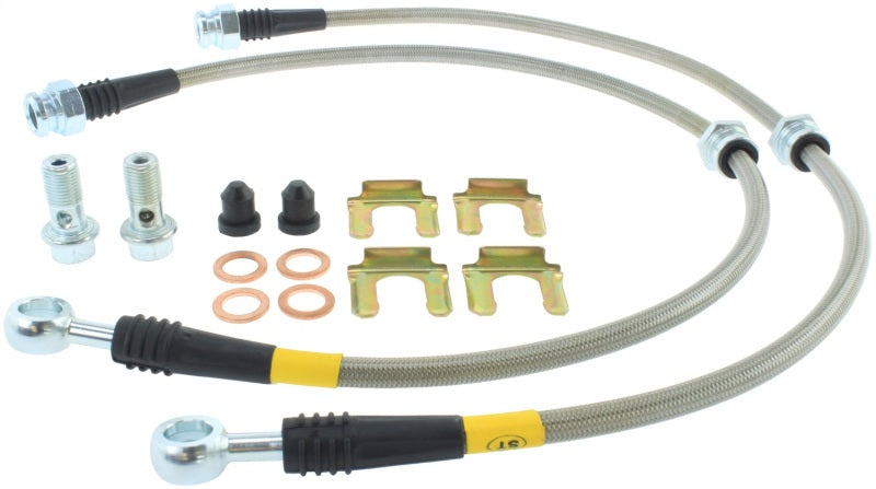 StopTech 95-99 Mitsubishi Eclipse Stainless Steel Rear Brake Lines Stoptech