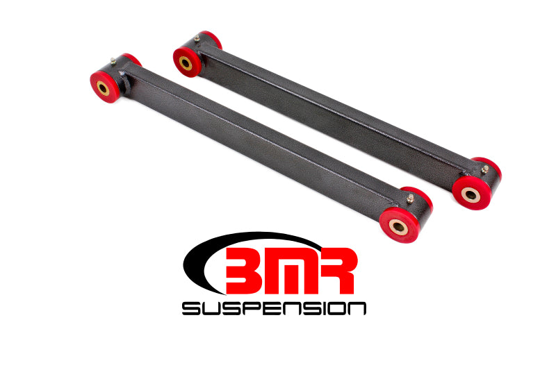 BMR LOWER CONTROL ARMS BOXED NON-ADJ POLY BLACK 1X2 (05-14 MUSTANG/GT500) - eliteracefab.com