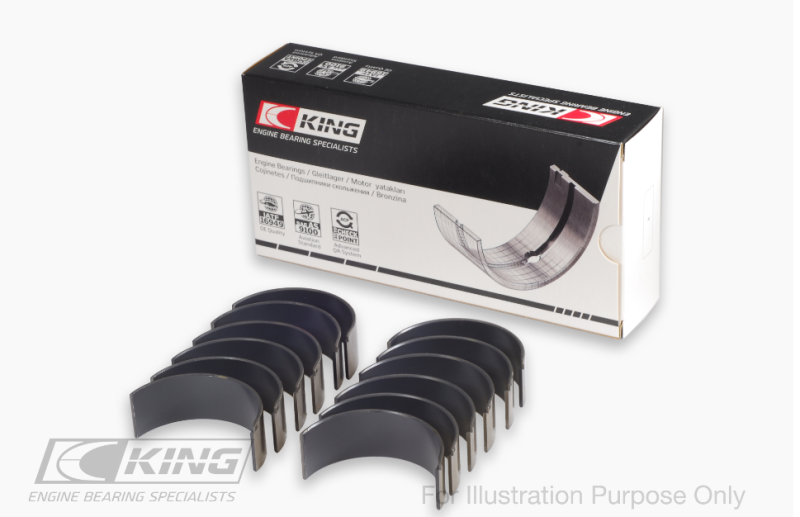 King Ford Ecoboost 3.5L V6 (Size 0.05) Connecting Rod Bearing Set King Engine Bearings