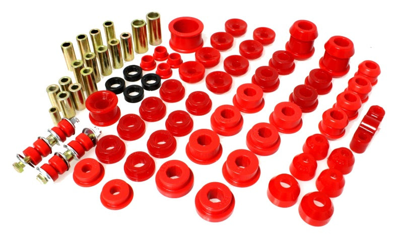 Energy Suspension 92-95 Honda Civic/CRX / 93-97 Honda Del Sol (including VTEC) Red Hyper-Flex Master - eliteracefab.com