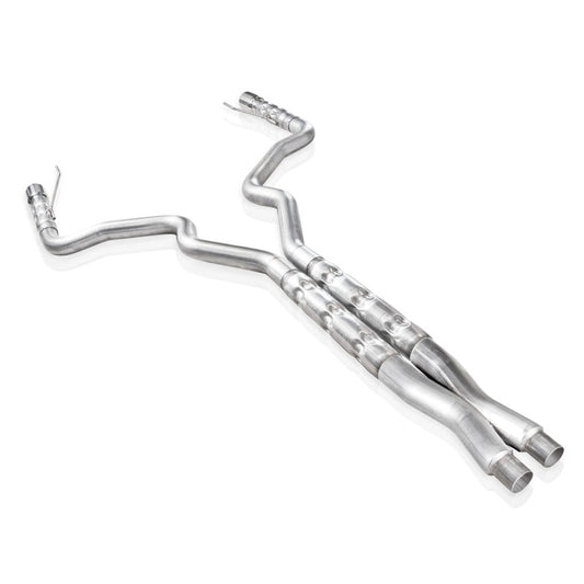 Stainless Works 2015-16 Mustang GT 3in Catback X-Pipe Retro Chambered Mufflers 2-1/2in Cores Stainless Works