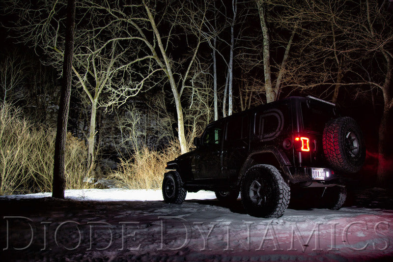 Diode Dynamics 18-21 Jeep JL Wrangler/Gladiator SS30 Bumper Bracket Kit - White Combo Dual Diode Dynamics